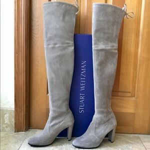 Stuart Weitzman over the knee suede boots